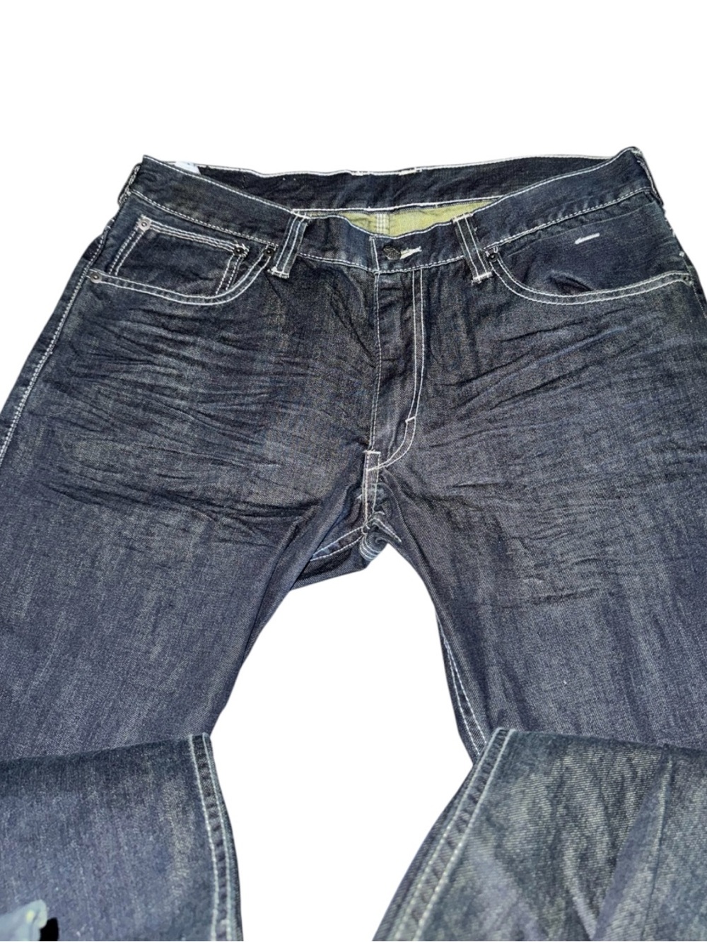 Levi’s 511 Slim Straight Jeans Men’s Size 36x30 Dark Wash Denim Red Tab - Picture 4 of 5